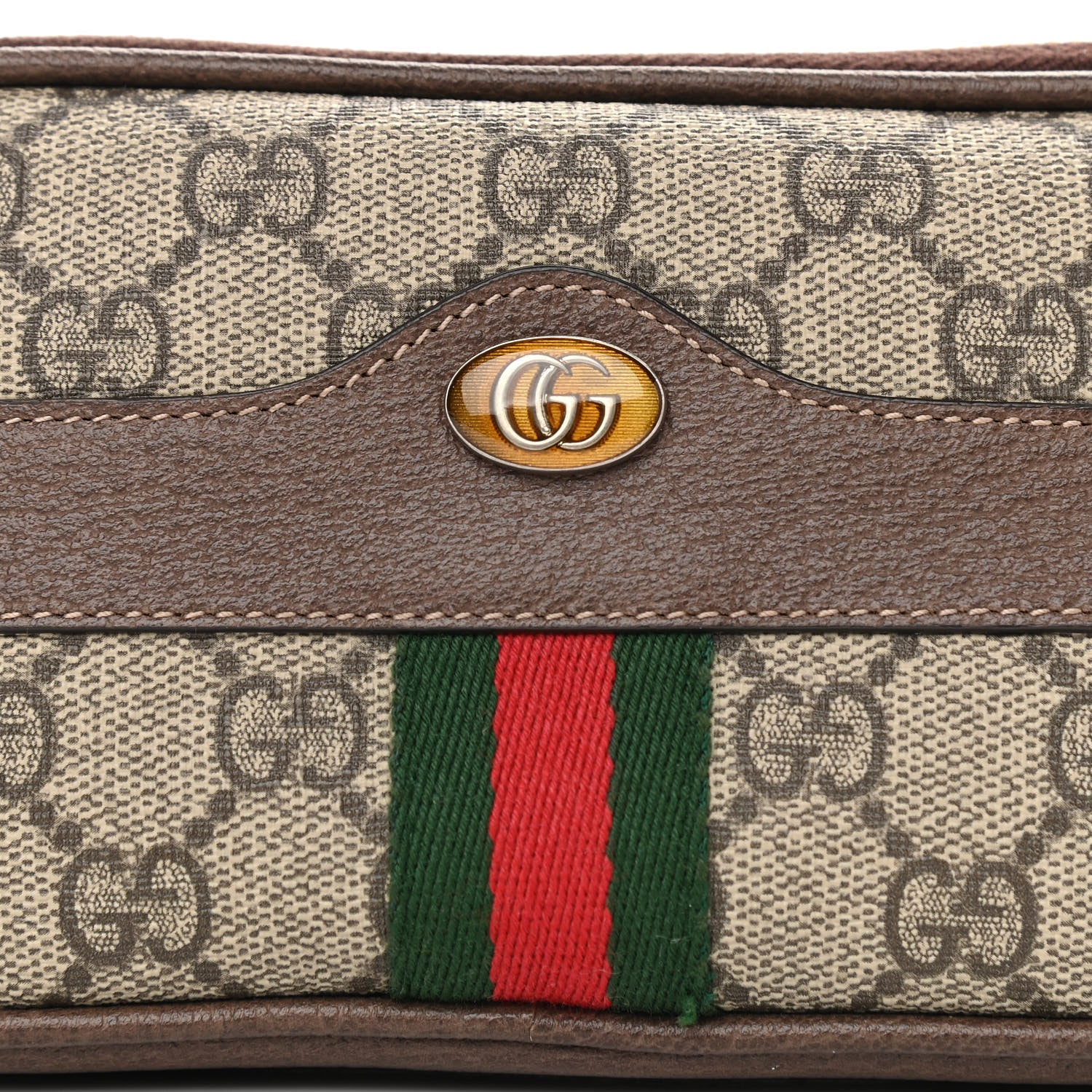 Gucci GG Supreme Monogram Ophidia Belted iPhone Case 75 30 Dark Brown 9 of 13