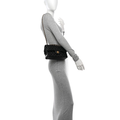 Chanel Caviar Quilted Small Double Flap Black 2 of 10