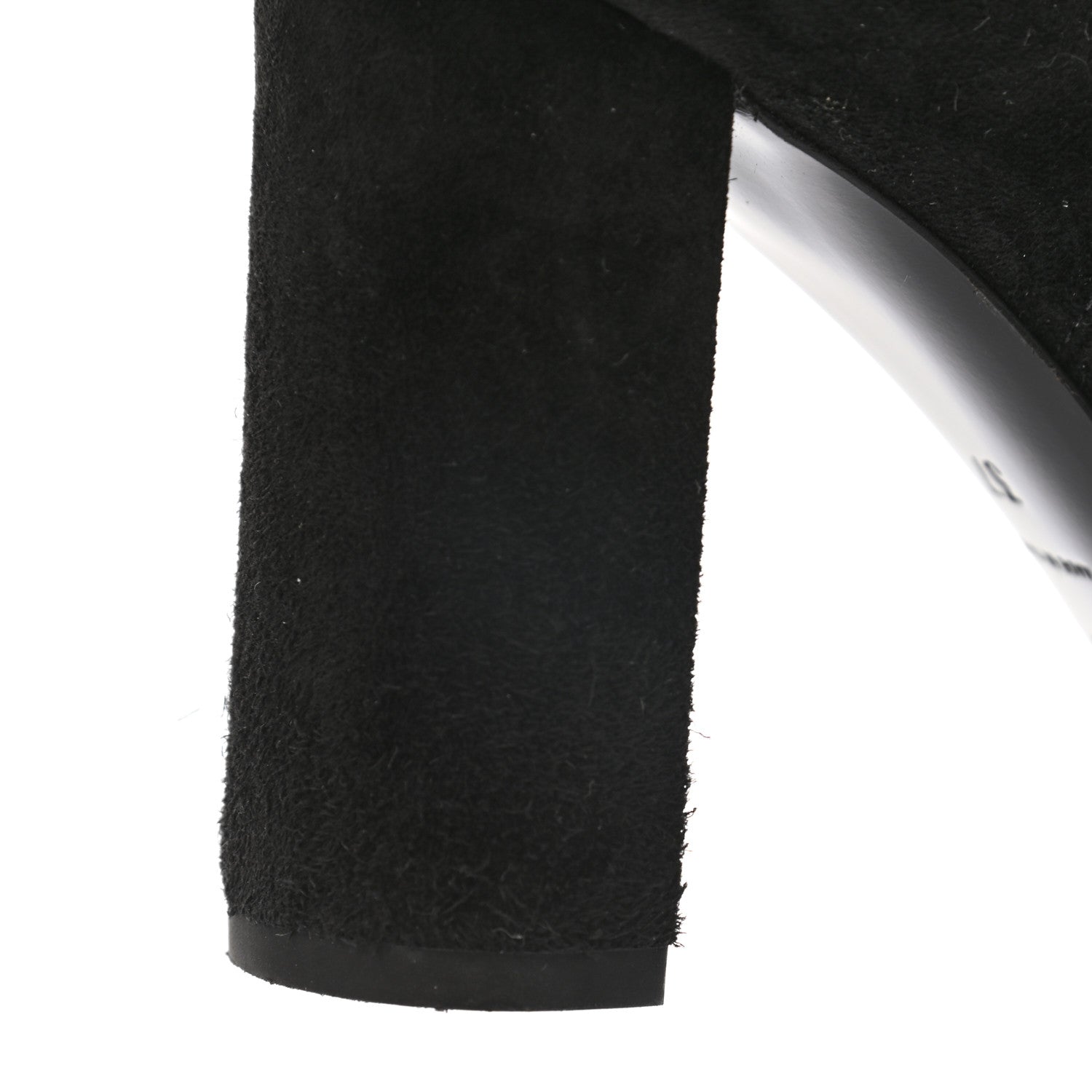 Saint Laurent Suede Babies Chelsea 95 Ankle Boot 37 Black 10 of 10