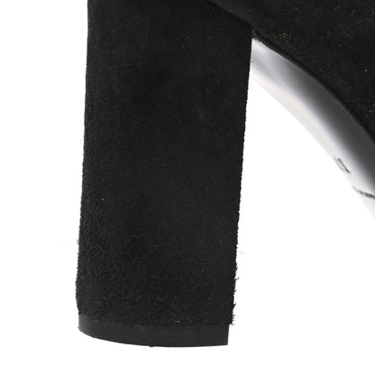 Saint Laurent Suede Babies Chelsea 95 Ankle Boot 37 Black 10 of 10
