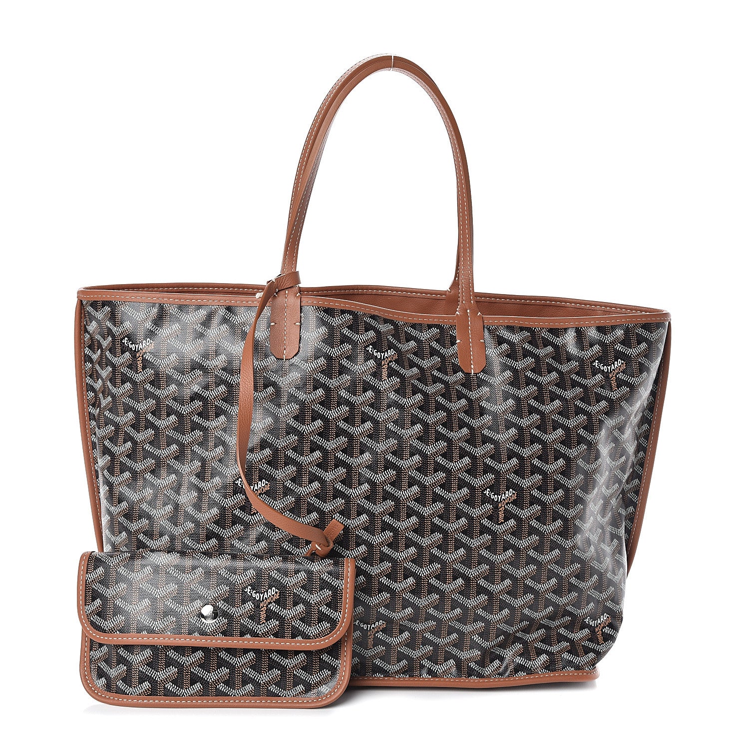 Goyard Goyardine Reversible Anjou PM Black Gold 1 of 8