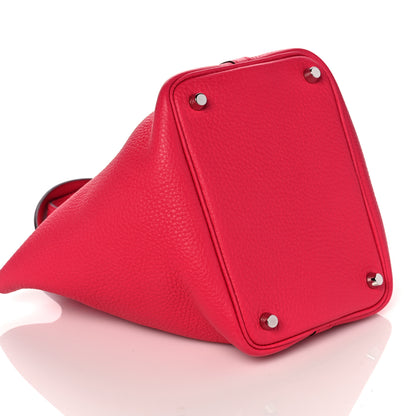 Hermes Taurillon Clemence Picotin Lock 18 PM Rose Extreme 8 of 10