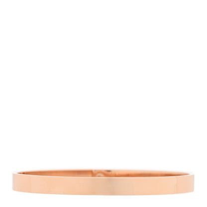 Hermes 18K Rose Gold Diamond PM Kelly Pave Bracelet SH 2 of 4