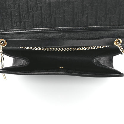 Christian Dior Monogram Chain Flap Black 4 of 9