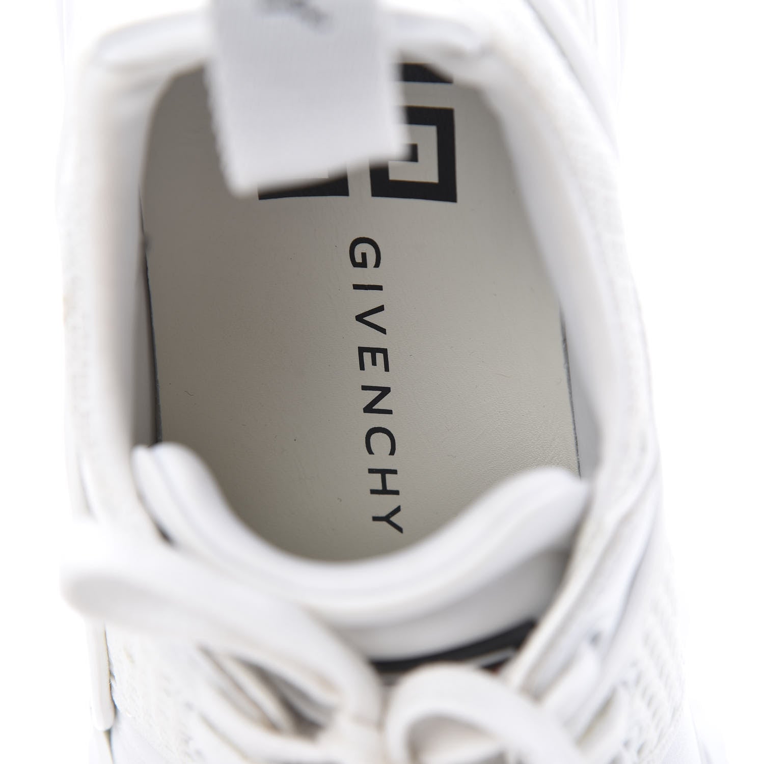 Givenchy Neoprene Suede Mesh Baisse Jaw Low Sneakers 36.5 White 7 of 9