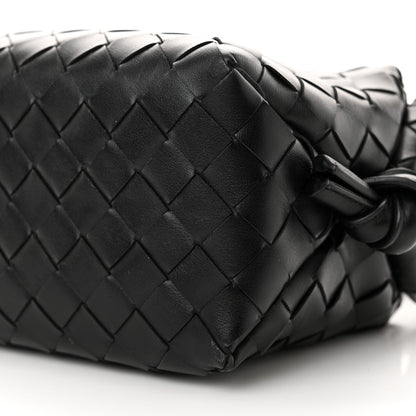 Bottega Veneta Calfskin Intrecciato Small Loop Top Handle Black 11 of 13