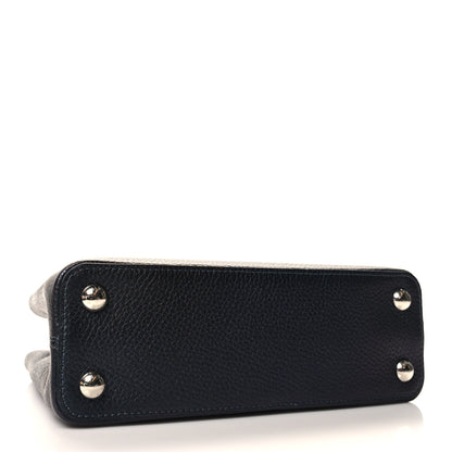 Louis Vuitton Taurillon Capucines BB Scarabeo Iridescent Black 4 of 9