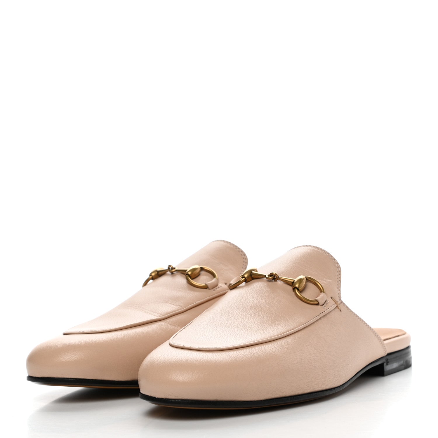 Gucci Malaga Kid Womens Princetown Slippers 36.5 Skin Rose 4 of 9