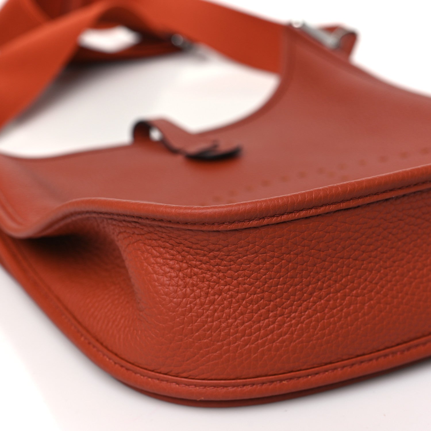 Hermes Taurillon Clemence EVELYNE III PM Cuivre 9 of 11