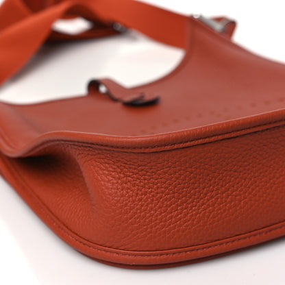 Hermes Taurillon Clemence EVELYNE III PM Cuivre 9 of 11