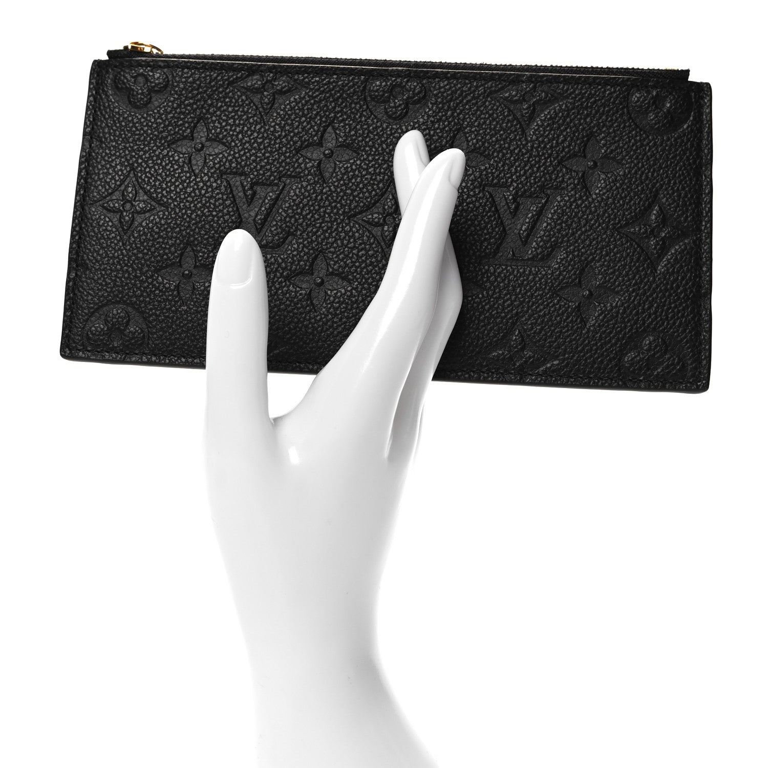 Louis Vuitton Empreinte Felicie Chain Wallet Zippered Insert Black 2 of 5