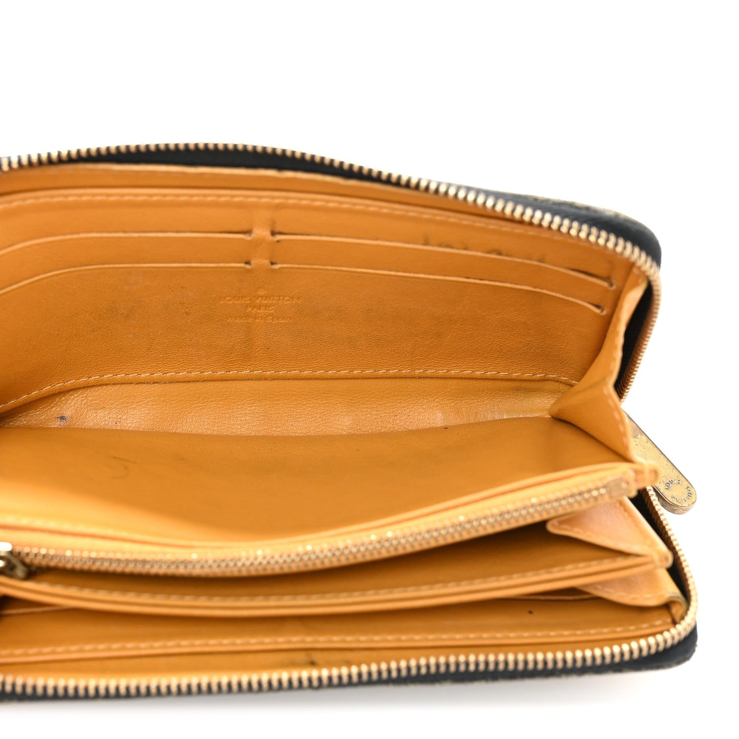 Denim Zippy Wallet Black