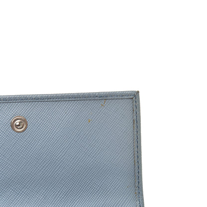 Prada Saffiano French Wallet Pervinca 8 of 11