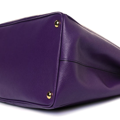 Prada Saffiano Lux Large Tote Iris 11 of 11