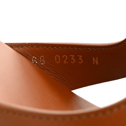 Louis Vuitton Calfskin LV Isola Flat Sandals 40 Tan 7 of 10