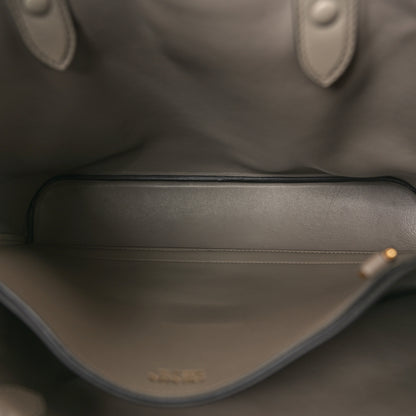 Prada Soft Grain Calfskin Large Buckle Bag With Belt Argilla 5 of 9
