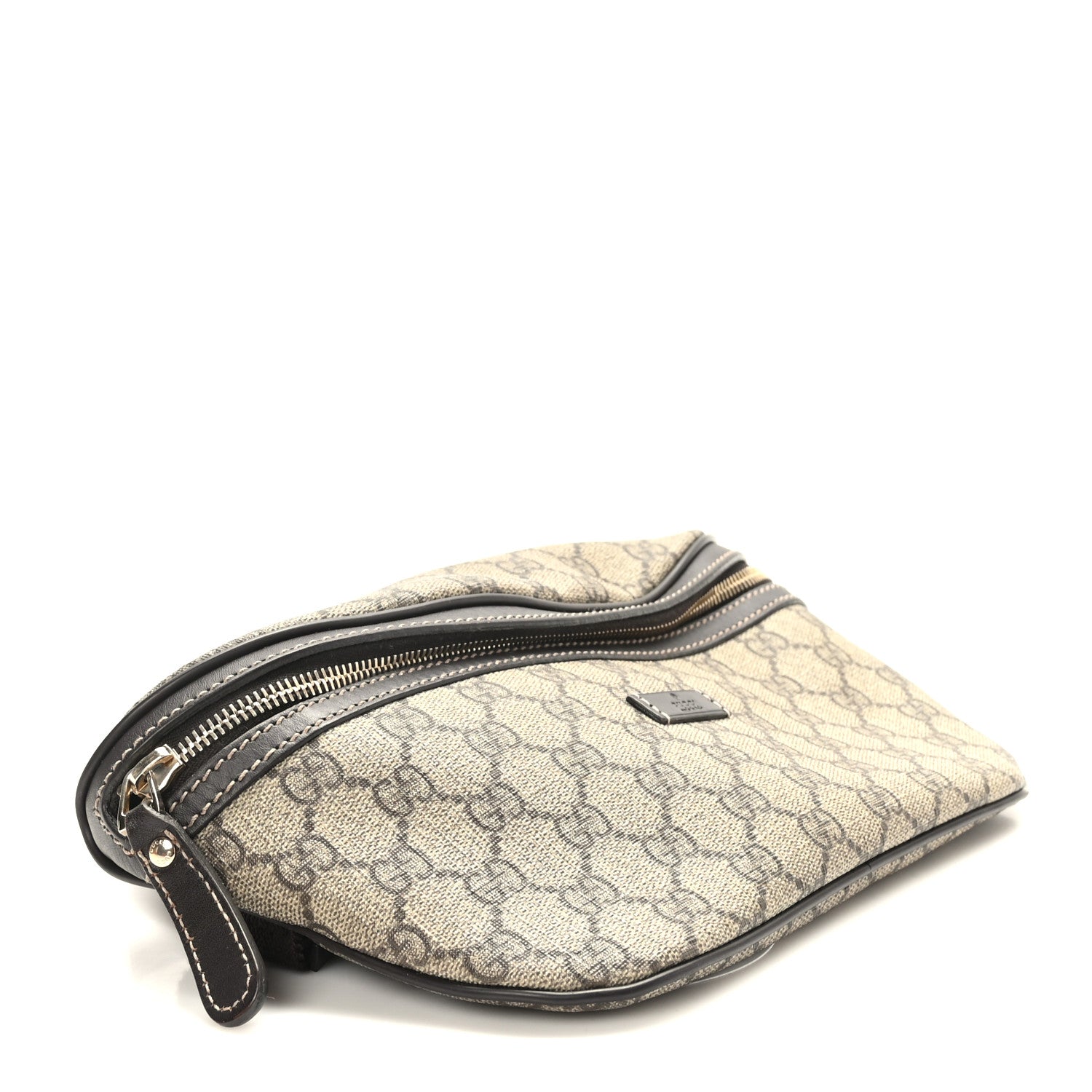 Gucci GG Supreme Monogram Belt Bag Dark Brown 4 of 9