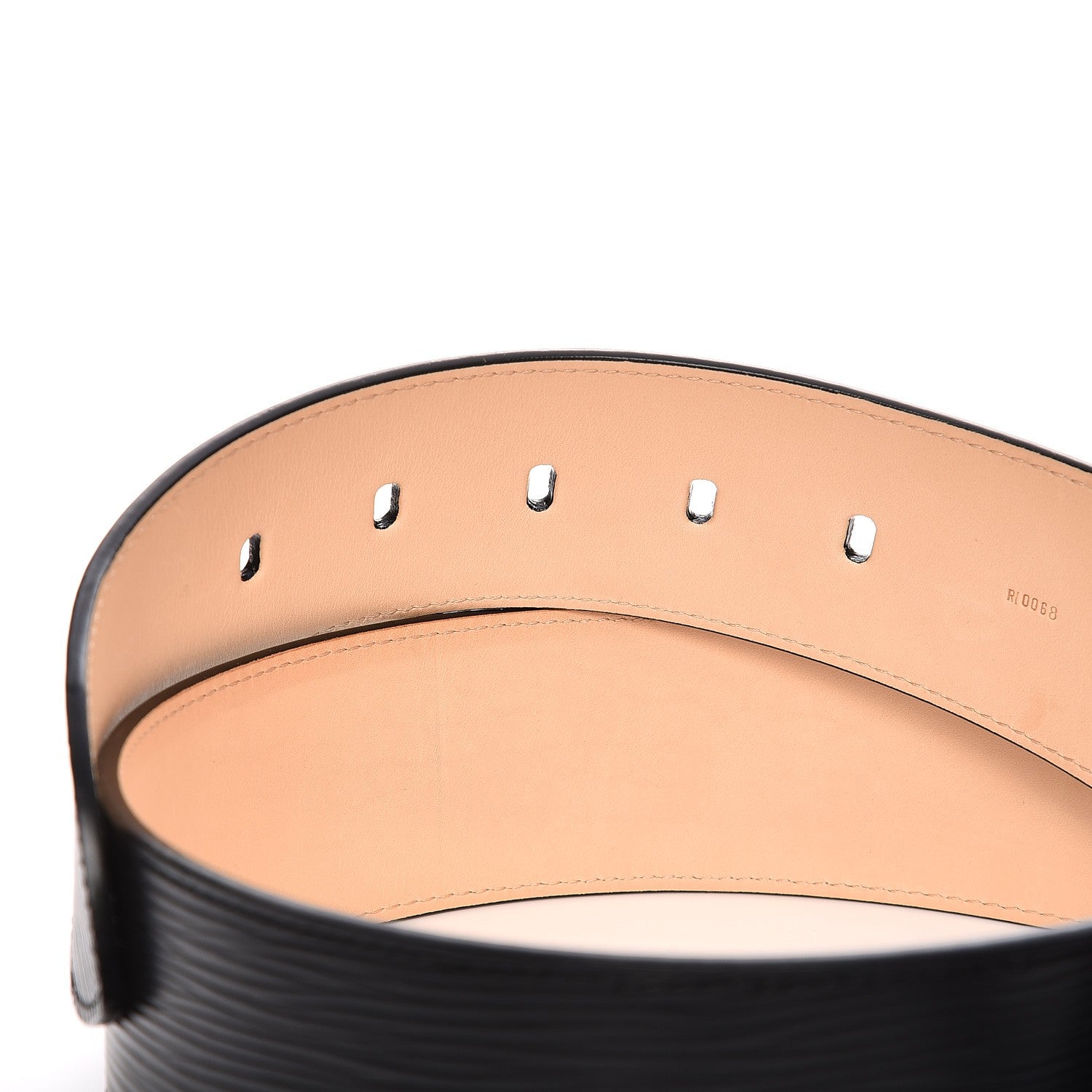 Louis Vuitton Epi Buckle Belt 80 32 Black 7 of 9