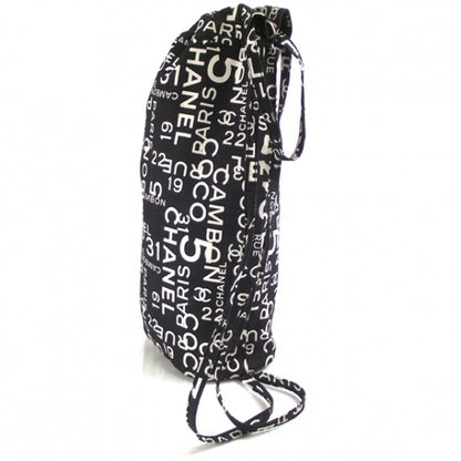 Chanel Canvas COCO Beach Bag Backpack Black 3 of 10