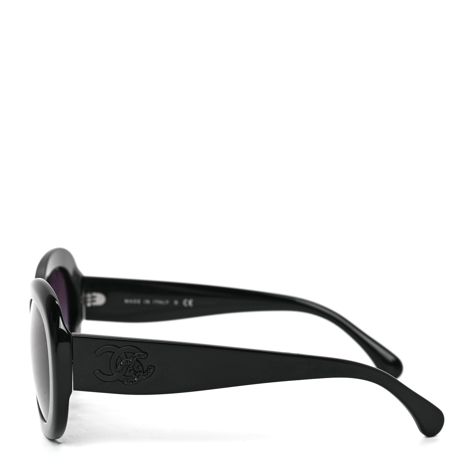 Chanel Acetate Polarized Oval CC Sunglasses 5469-B-A 3 of 7