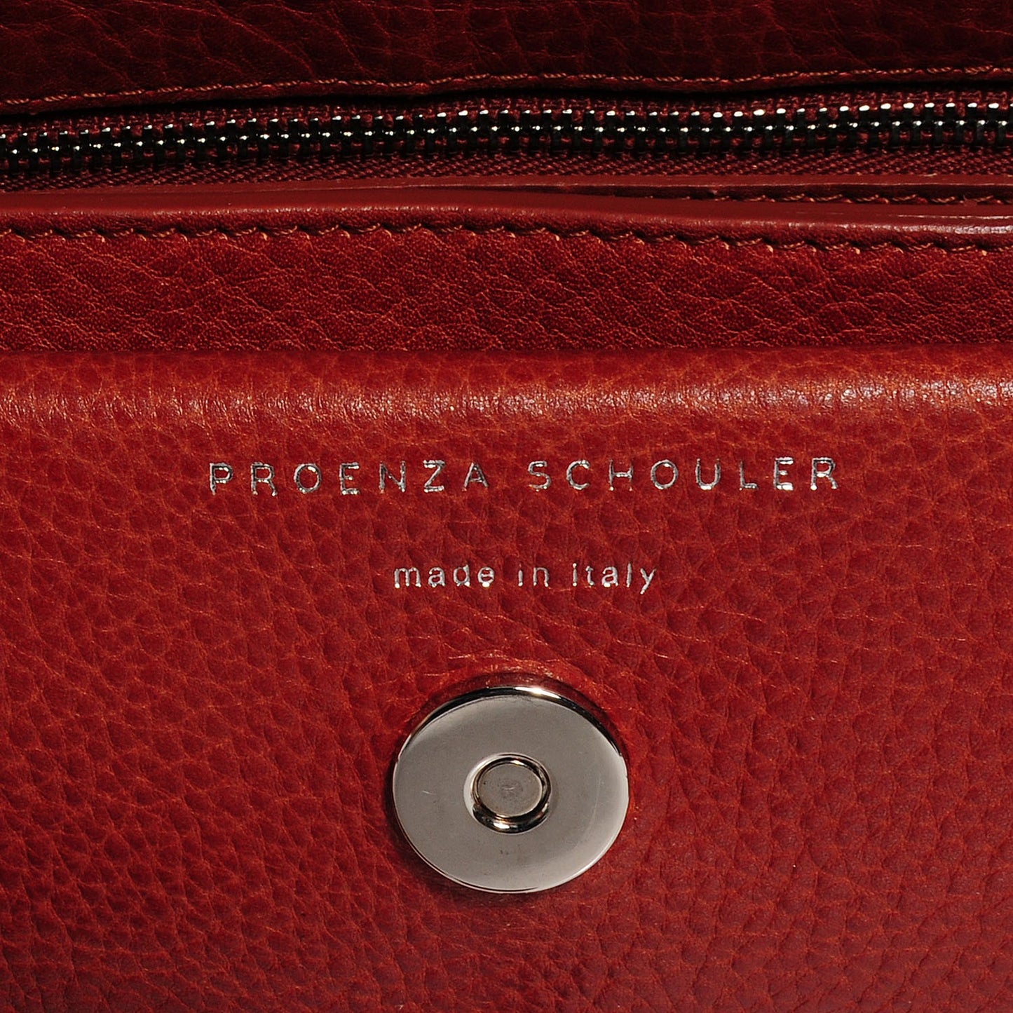 Calfskin Mini PS11 Classic Shoulder Bag Saddle