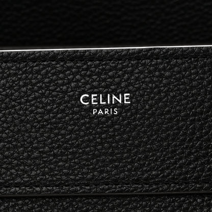 Celine Drummed Calfskin Micro Luggage Black 8 of 10