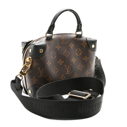 Louis Vuitton Monogram Petite Malle Souple Black 3 of 9