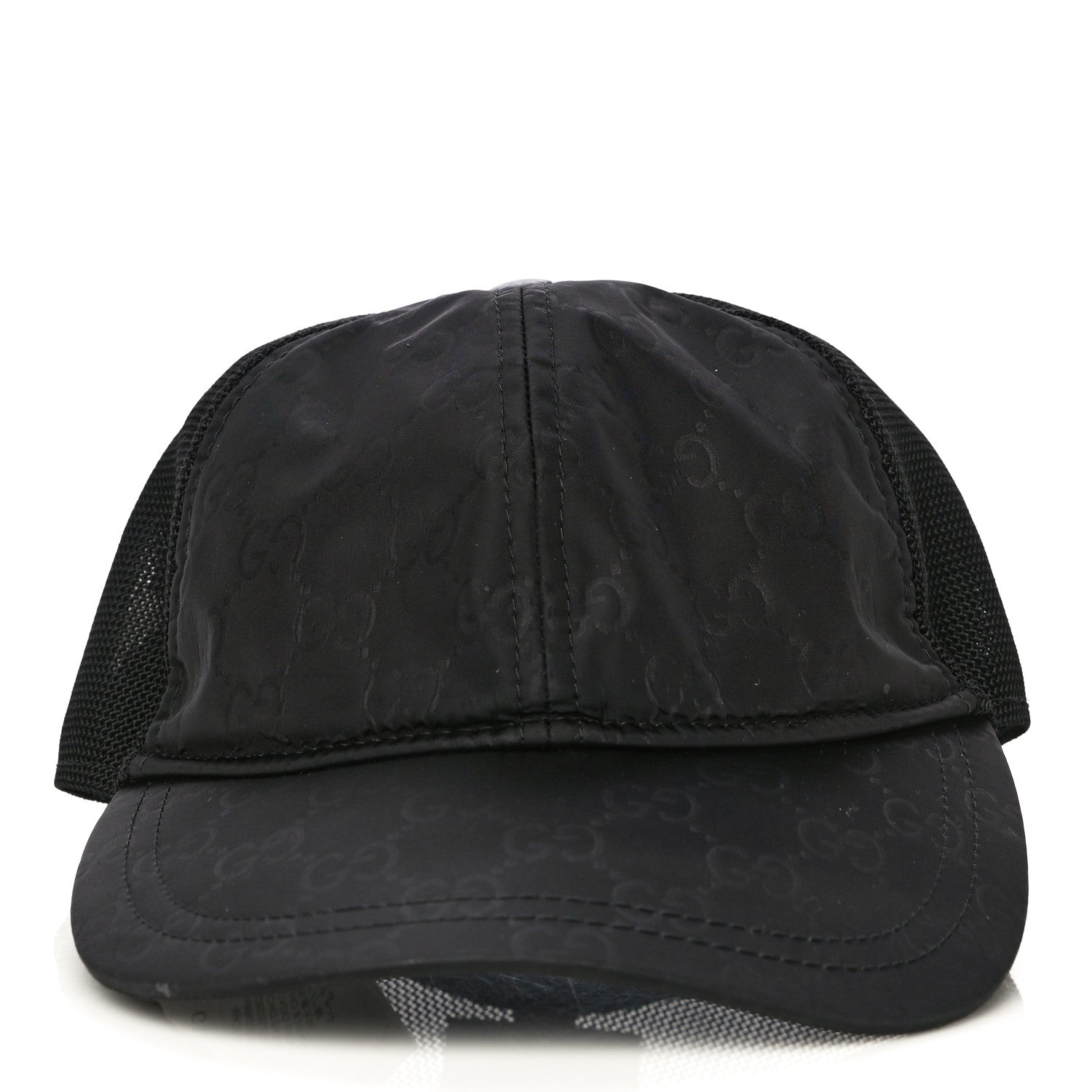 Gucci Nylon Monogram Baseball Hat L Black 3 of 8