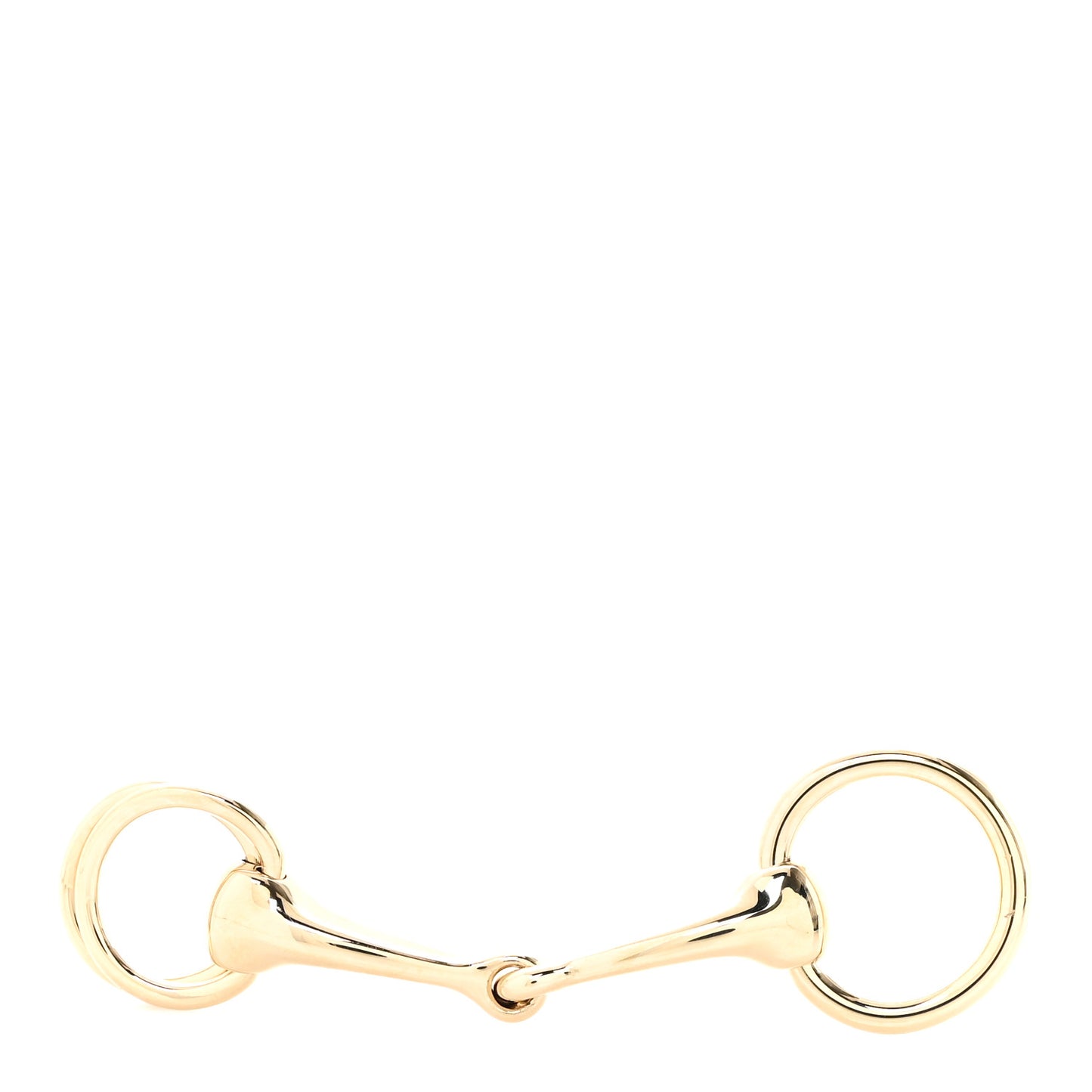 Palladium Mors Scarf Ring Gold