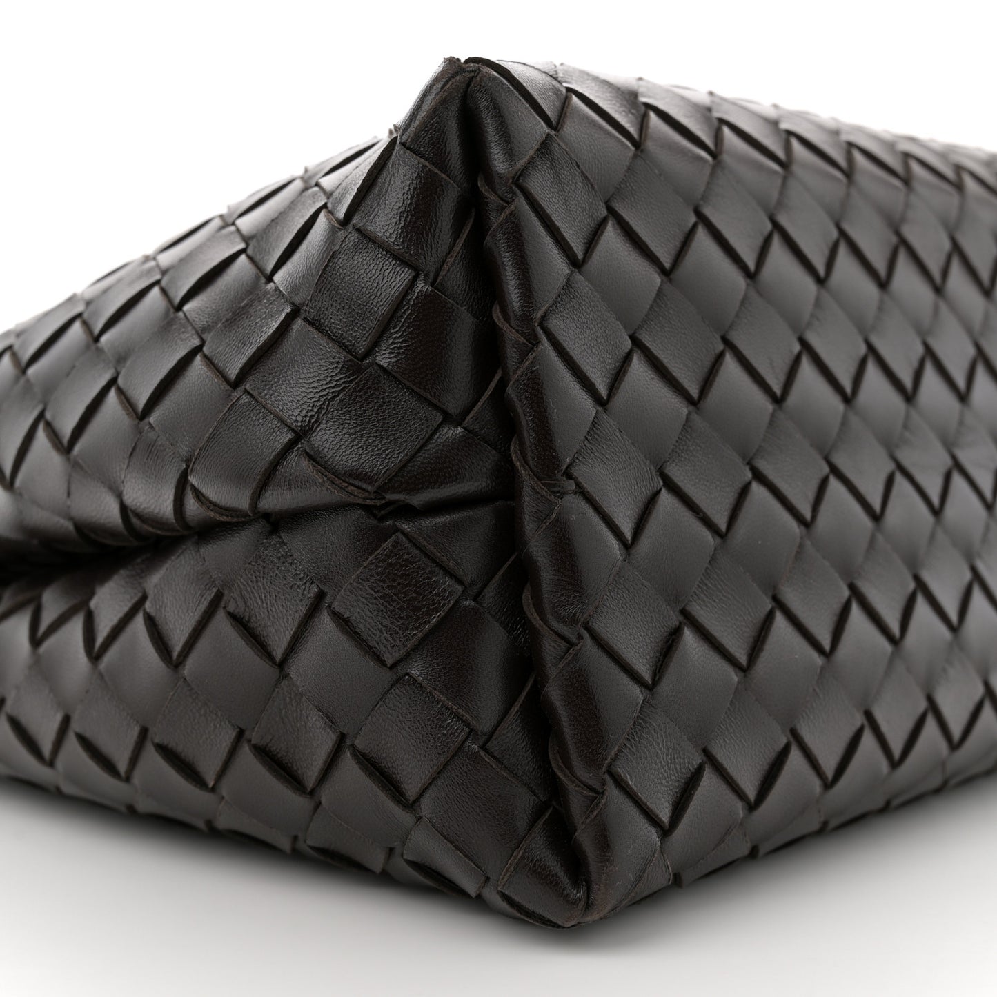 Nappa Intrecciato Medium Andiamo Shoulder Bag Fondant