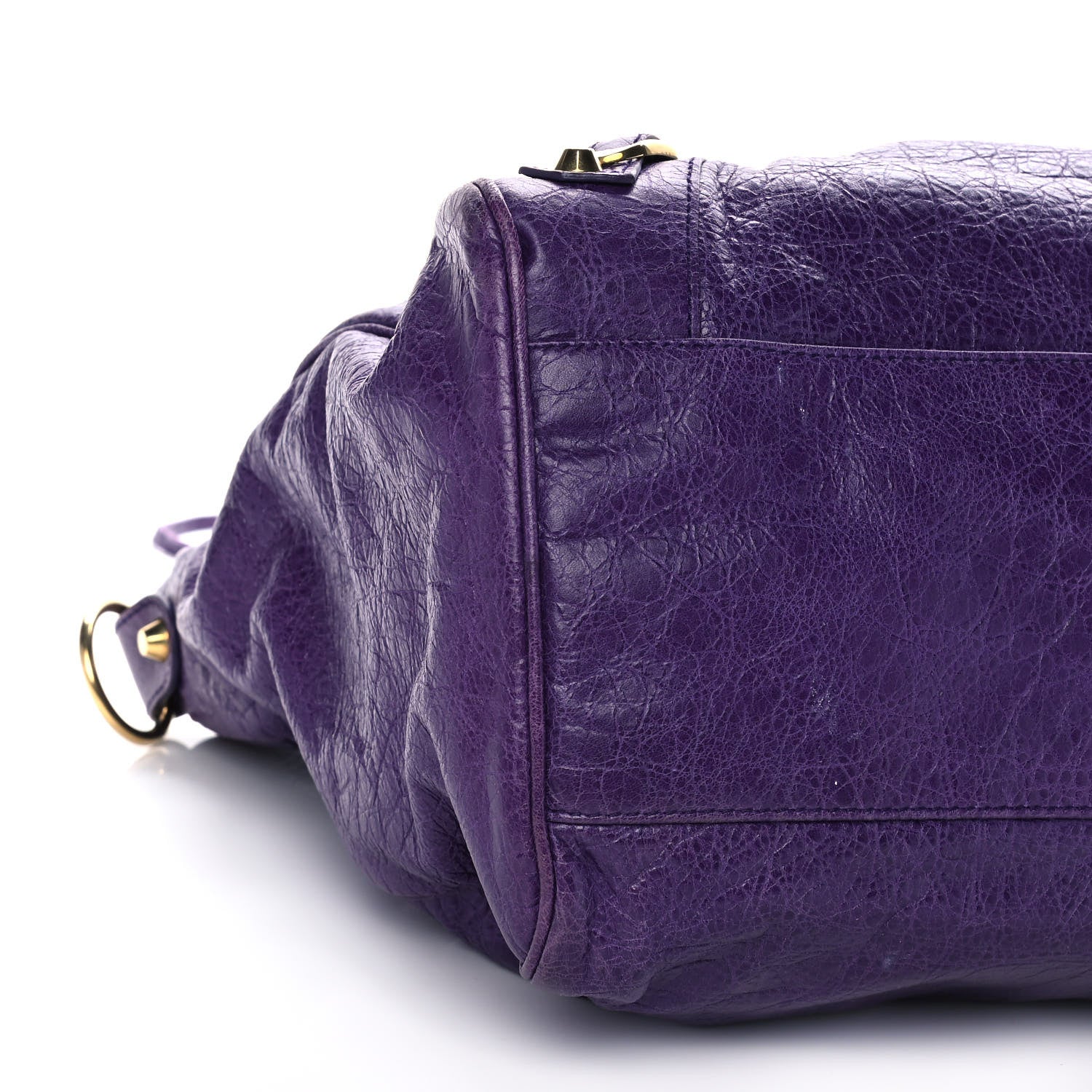 Balenciaga Agneau Classic Gold Hardware Velo Dark Violet 8 of 9