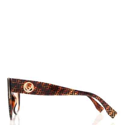 Fendi Acetate F is Fendi 51mm Cat Eye Sunglasses FF 0359/S Tortoise Camouflage 3 of 7