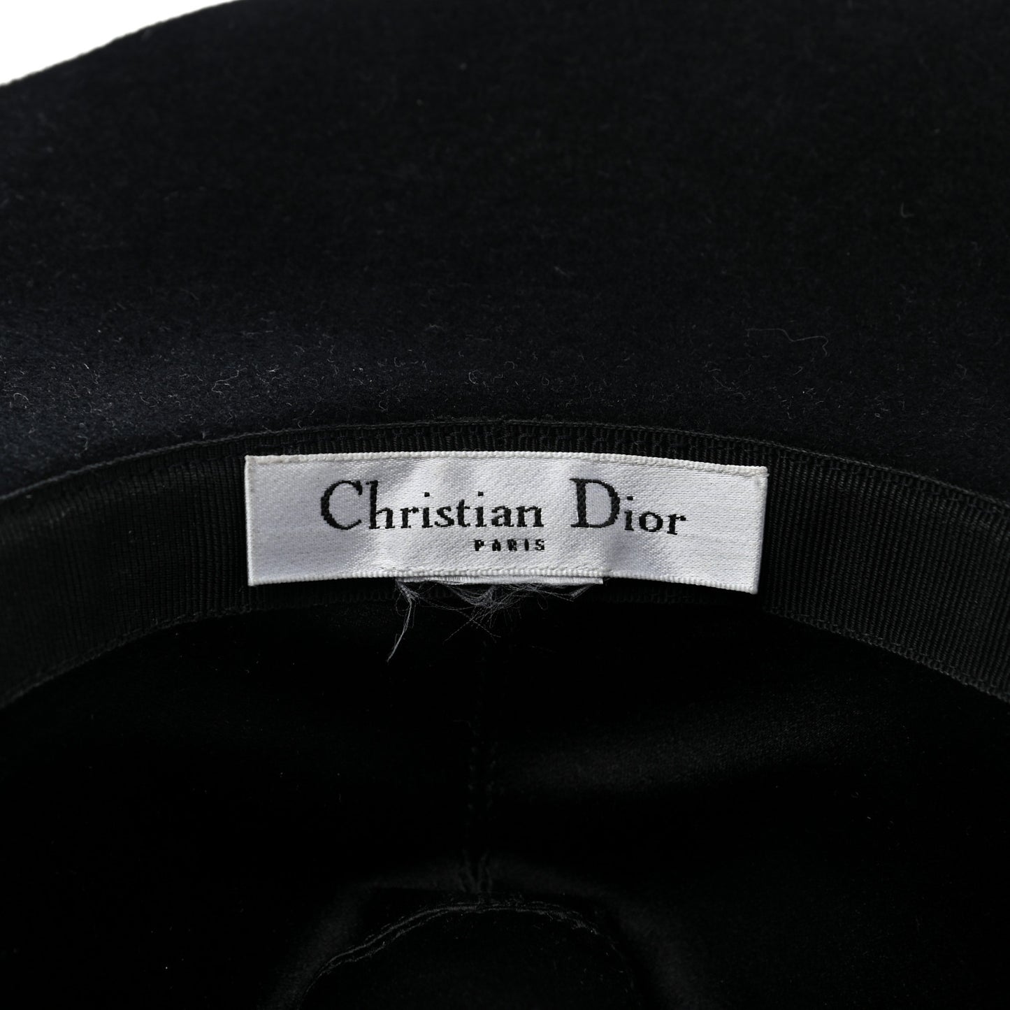 Felt Dior Hat Black