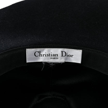 Christian Dior Felt Dior Hat Black 8 of 8