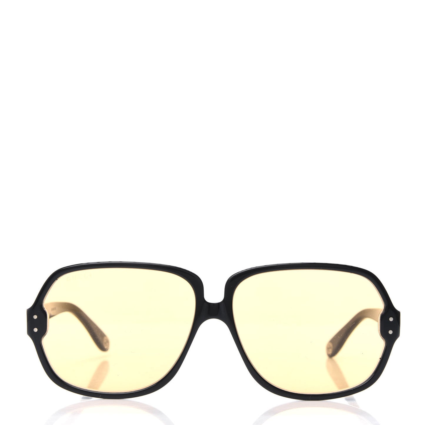 Acetate Sunglasses GG0778S Black Yellow