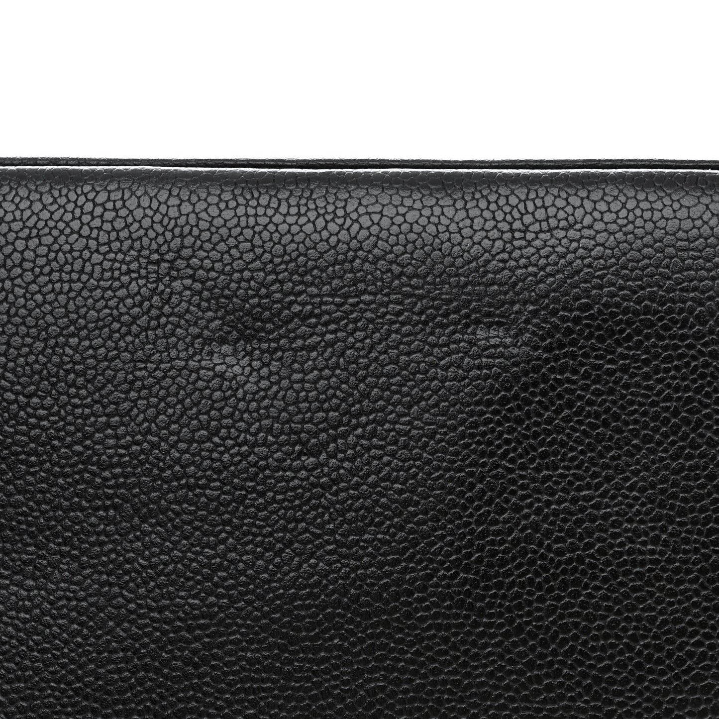 Caviar Quilted Medallion Tote Black