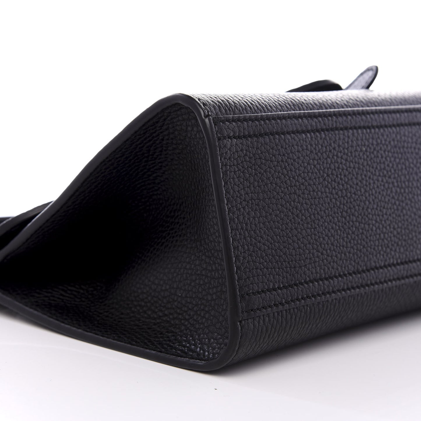 Calfskin Mini GG Marmont Top Handle Bag Black