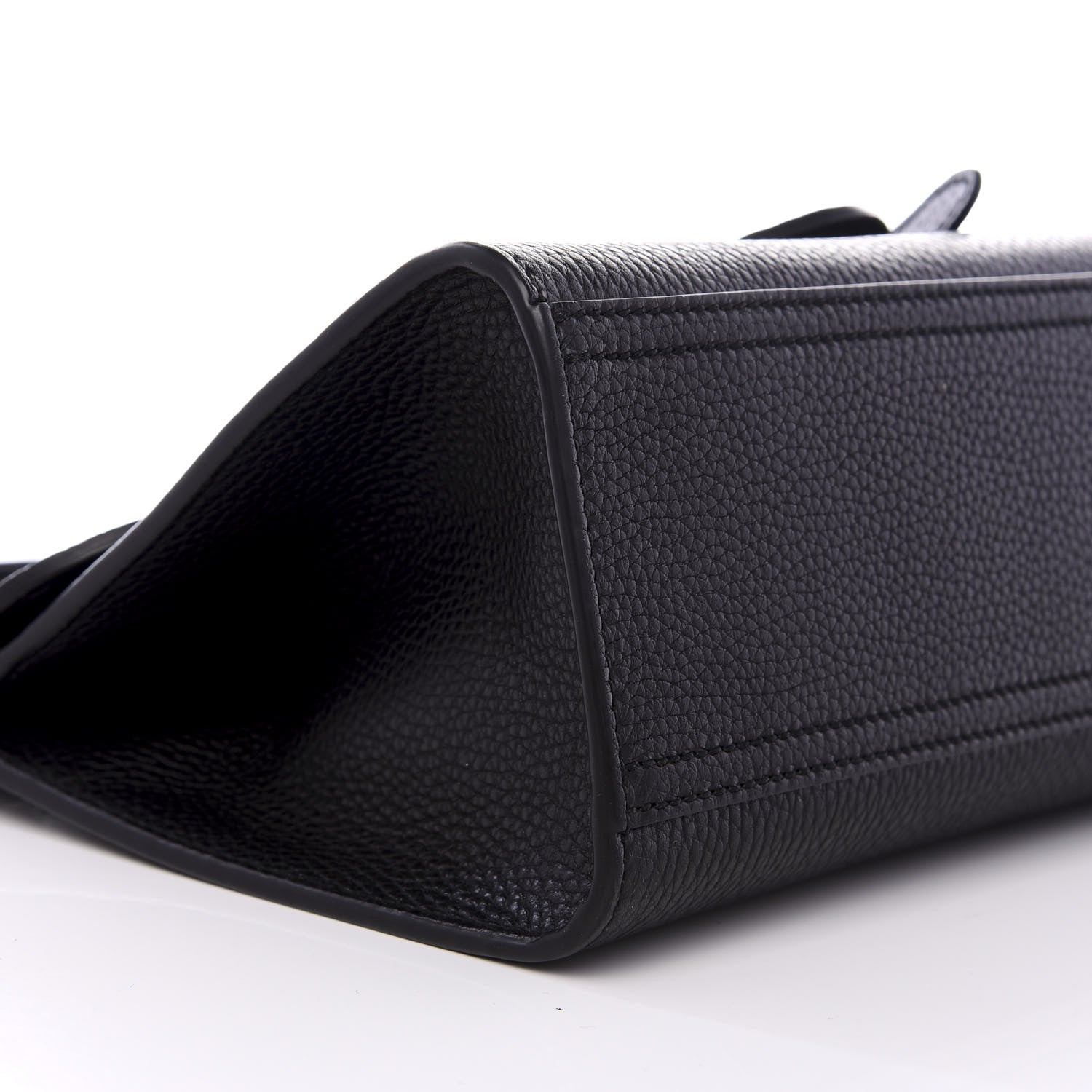 Gucci Calfskin Mini GG Marmont Top Handle Bag Black 6 of 8