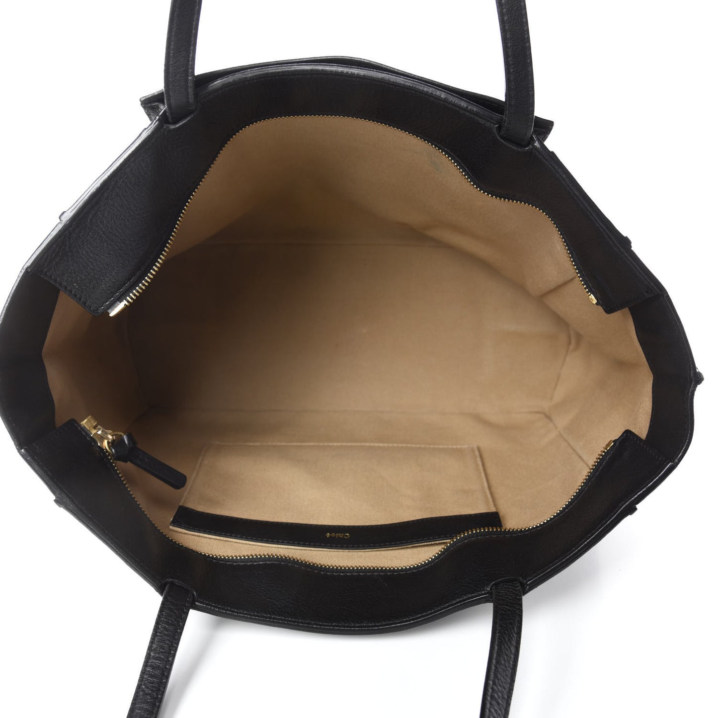 Calfskin Isa Tote Black