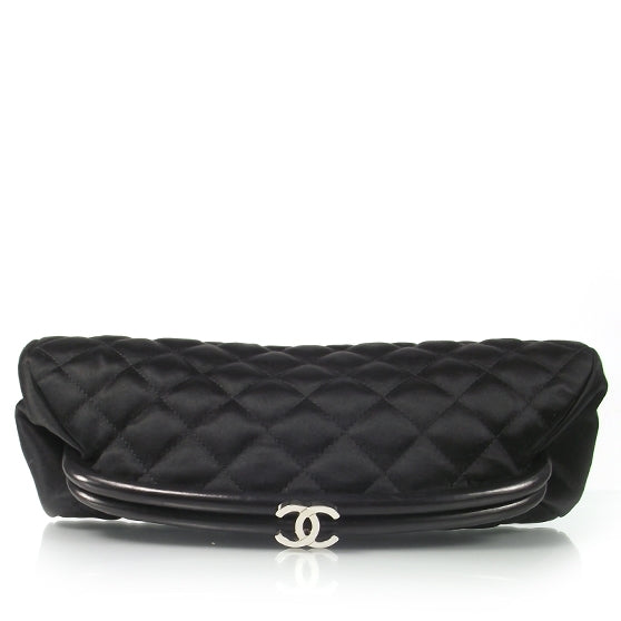 Satin Quilted Timeless Clutch