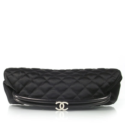 Chanel Satin Quilted Timeless Clutch 4 of 9