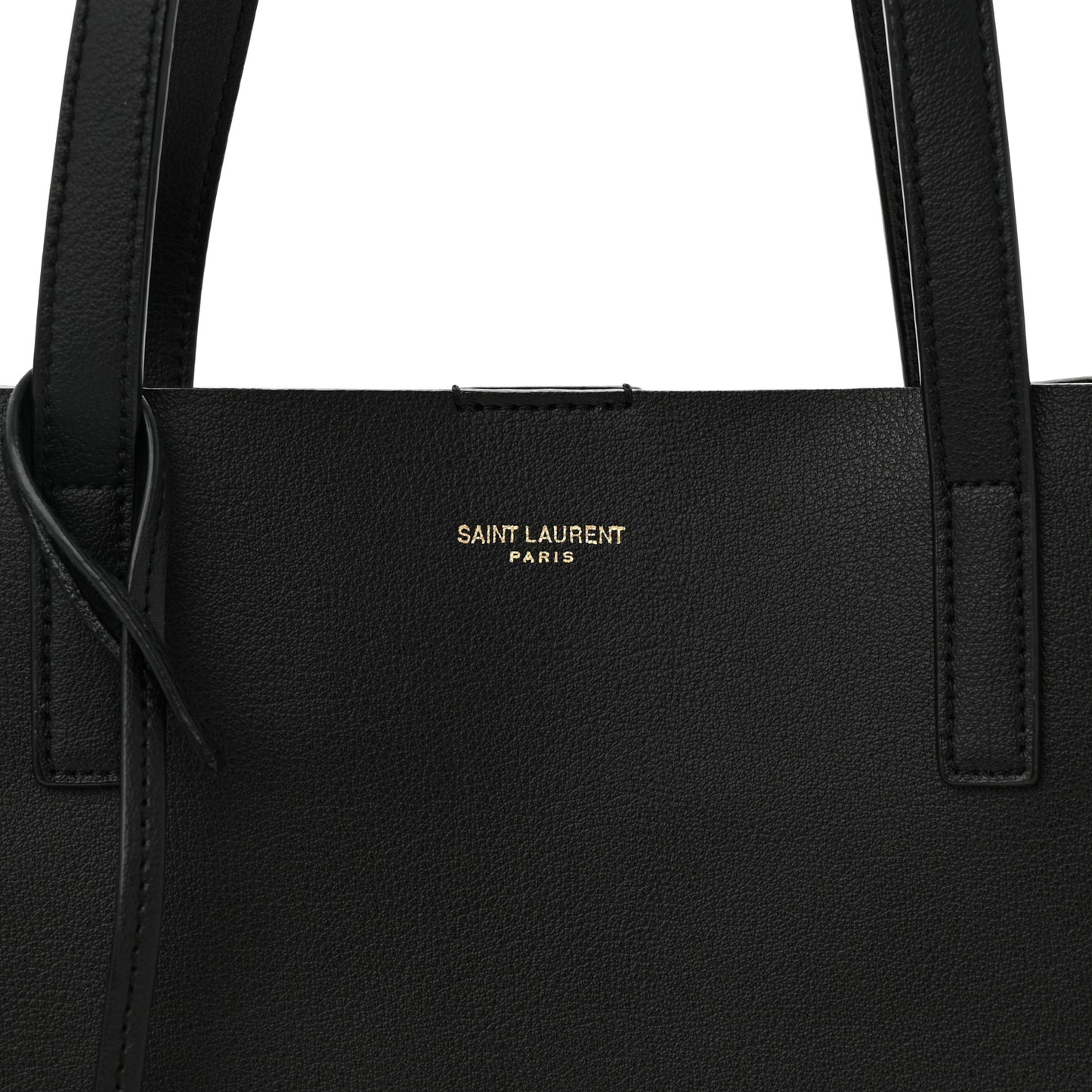 Calfskin Large Shopping Tote Black
