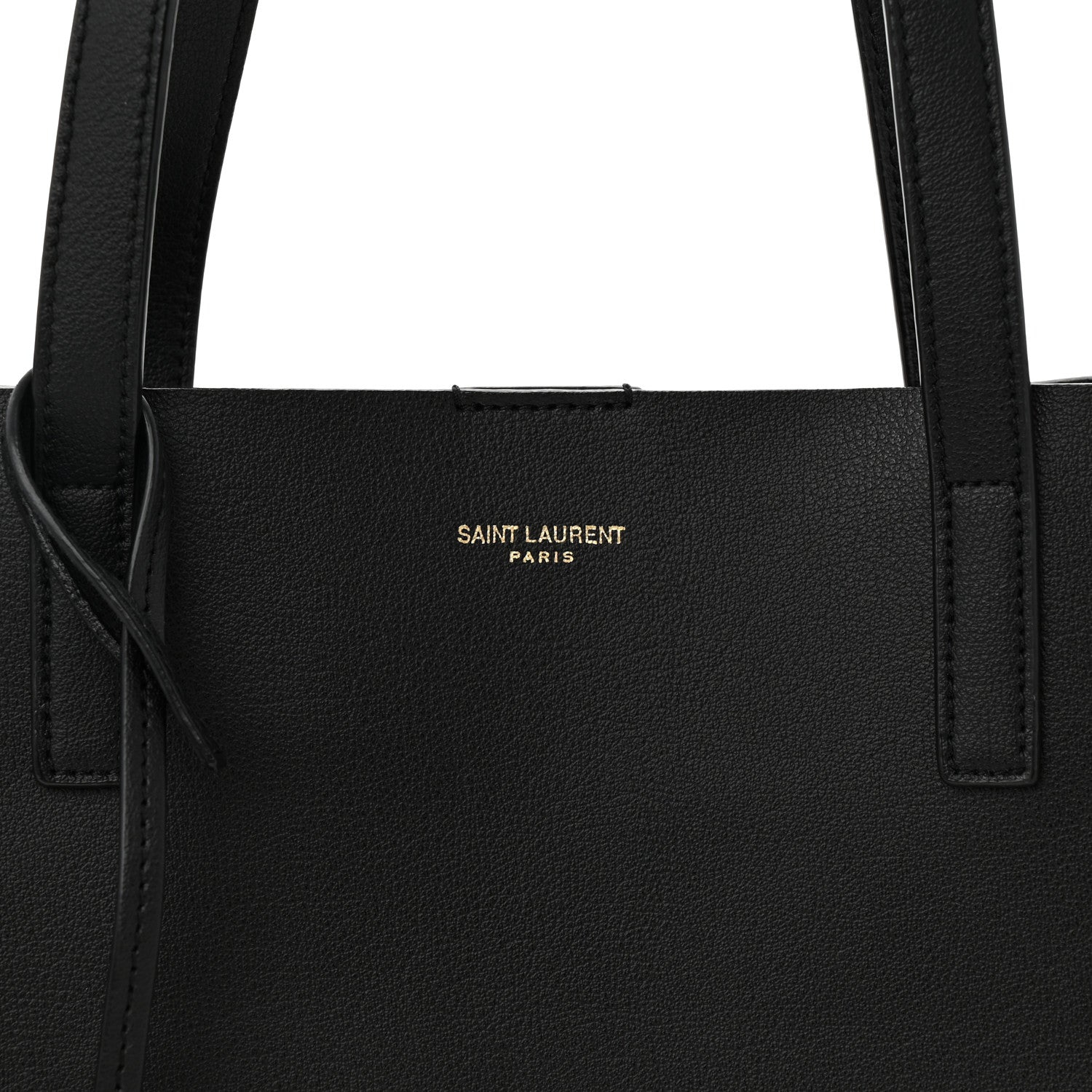 Saint Laurent Calfskin Large Shopping Tote Black 9 of 12