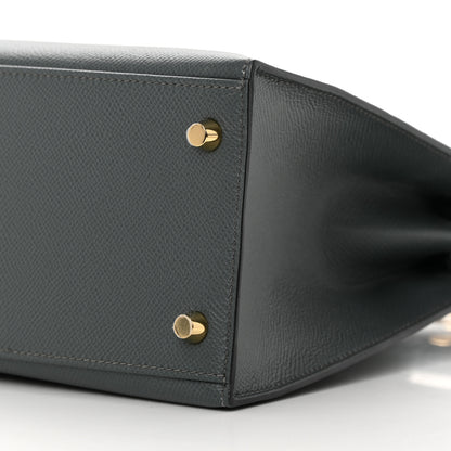 Hermes Epsom Kelly Sellier 28 Bleu Orage 10 of 16
