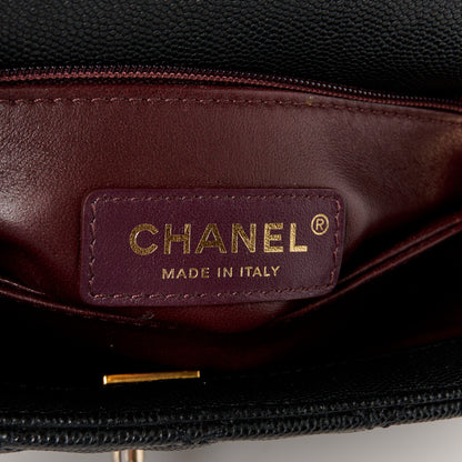Chanel Caviar Quilted Mini Coco Handle Flap Black 6 of 11