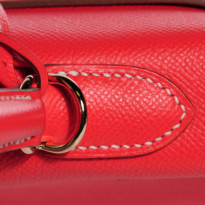 Hermes Epsom Verso Kelly Retourne 35 Rose Jaipur Gold 28 of 29