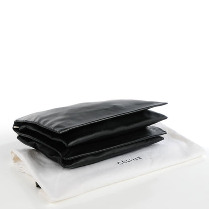 Celine Lambskin Roll Clutch Black 4 of 7