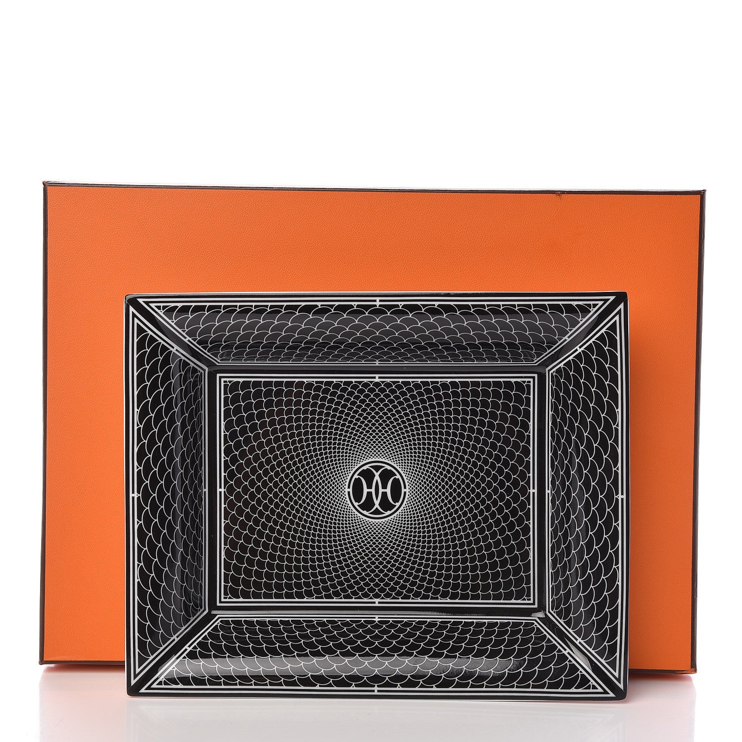 Hermes Porcelain H Deco Change Tray 5 of 5