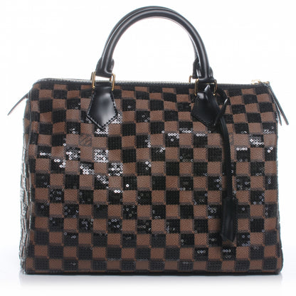 Louis Vuitton Damier Paillettes Speedy 30 Black 1 of 8