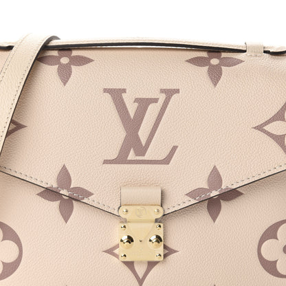 Louis Vuitton Empreinte Monogram Giant Pochette Metis Creme Bois De Rose 9 of 9
